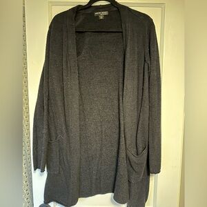 BAREFOOT DREAMS cozychic lite cardigan, size medium, black